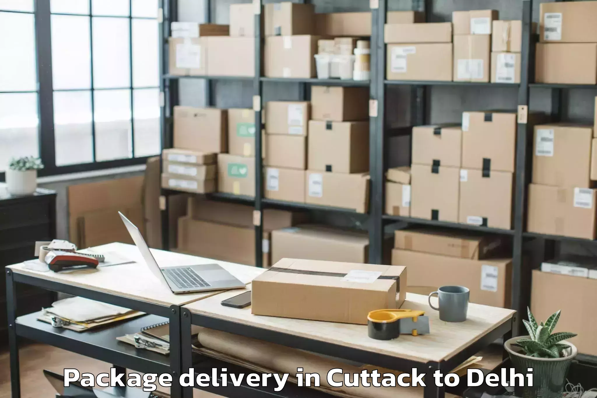 Cuttack to Delhi Technological University Package Delivery Booking